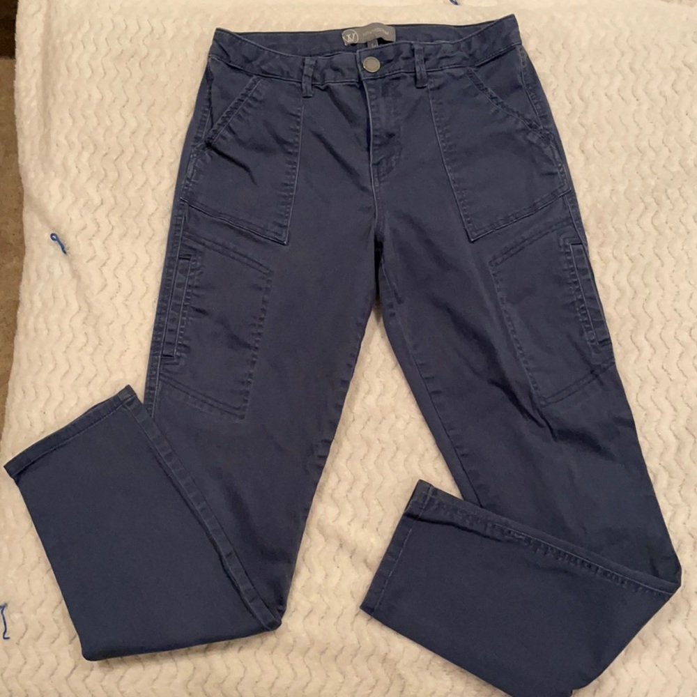 Wit & Wisdom pants - steel blue - size 6